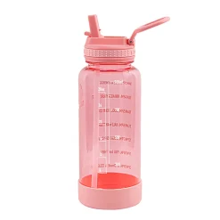Takeya Tritanâ„¢ Motivational Water Bottle, 32 Oz, Flutter Pink