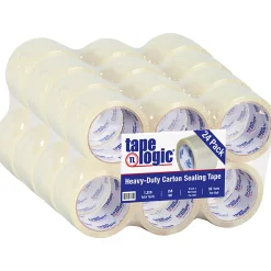 Tape Logic® Acrylic Tape, 2.6 Mil, 3" x 55 Yd., Clear, Case Of 24