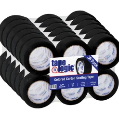 Tape LogicĀ® Carton Sealing Tape, 2" x 110 Yd., Black, Case Of 36