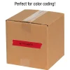 Tape Logic® Color Masking Tape, 3" Core, 0.5" x 180', Red, Case Of 72