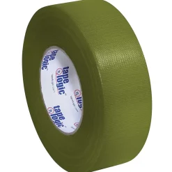 Tape LogicĀ® Duct Tape, 10 Mil, 2" x 60 Yd., Olive Green, Case Of 3