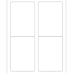 Tape Logic® Inkjet/Laser Labels, LL119MC, Rectangle, 3 1/2" x 5", White, Master Case Of 4,000