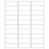 Tape Logic® Inkjet/Laser Labels, LL113, Rectangle, 2 5/8" x 1", White, Case Of 3,000