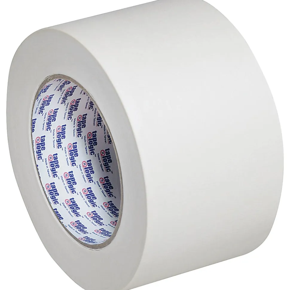Tape Logic® 2200 Masking Tape, 3" Core, 3" x 180', Natural, Case Of 16