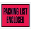 Tape Logic® "Packing List Enclosed" Envelopes, Full Face, 4 1/2" x 5 1/2", Red, Pack Of 1,000