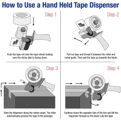 Tape Logic® Top Gun Carton Sealing Tape Dispenser, For 3