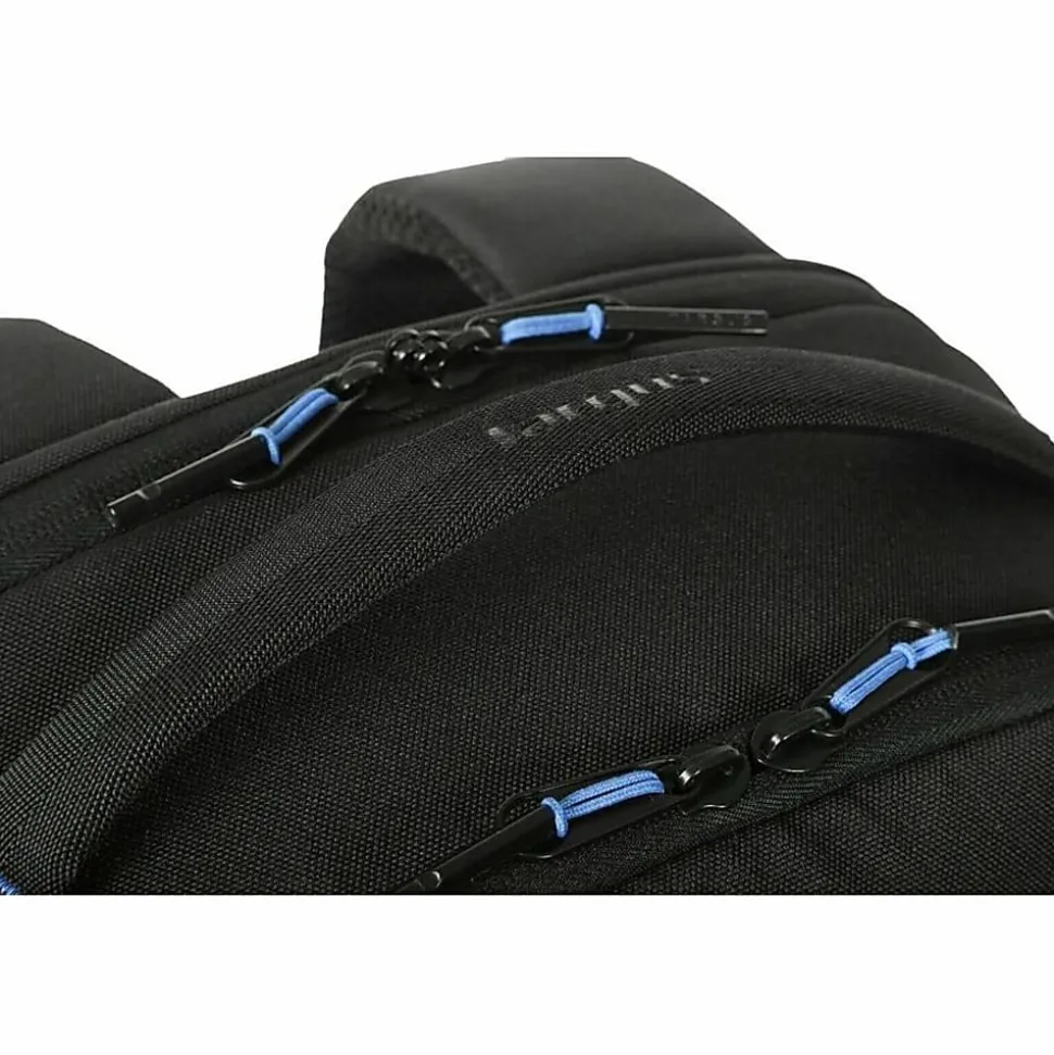 Targus Coastline EcoSmart Backpack With 16" Laptop Pocket, Black