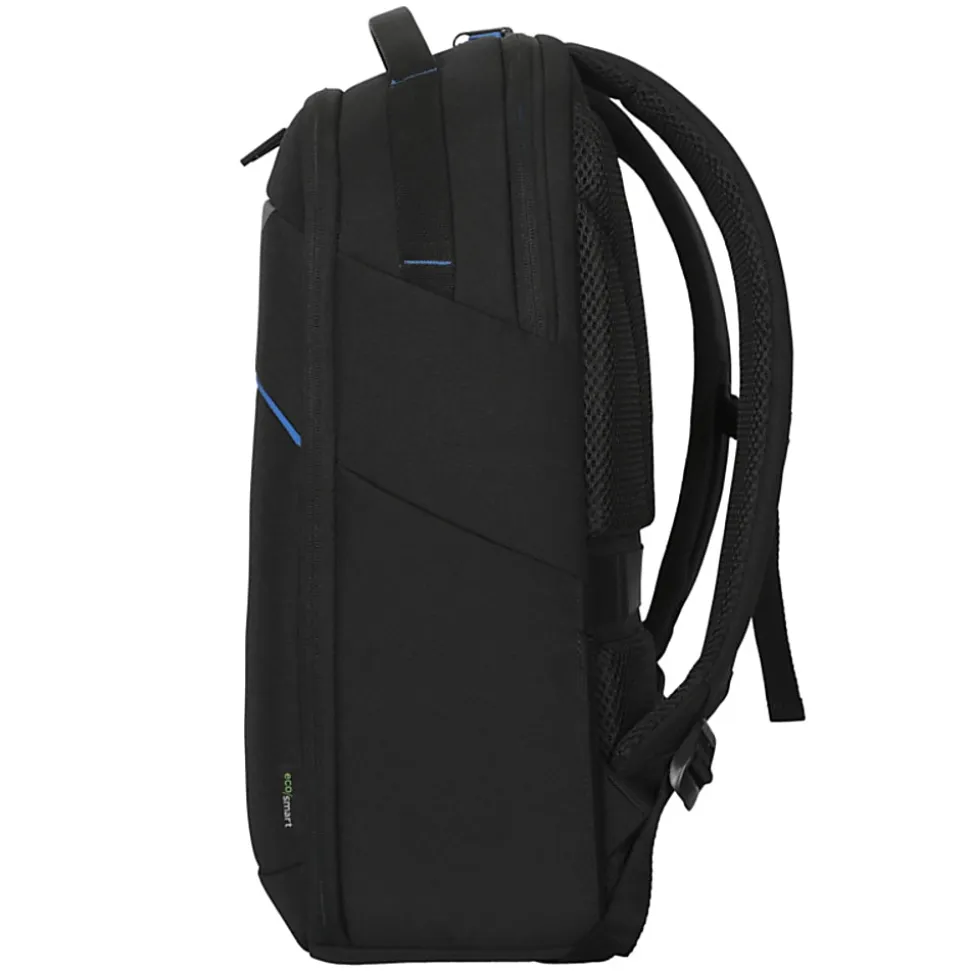 Targus Coastline EcoSmart Backpack With 16" Laptop Pocket, Black