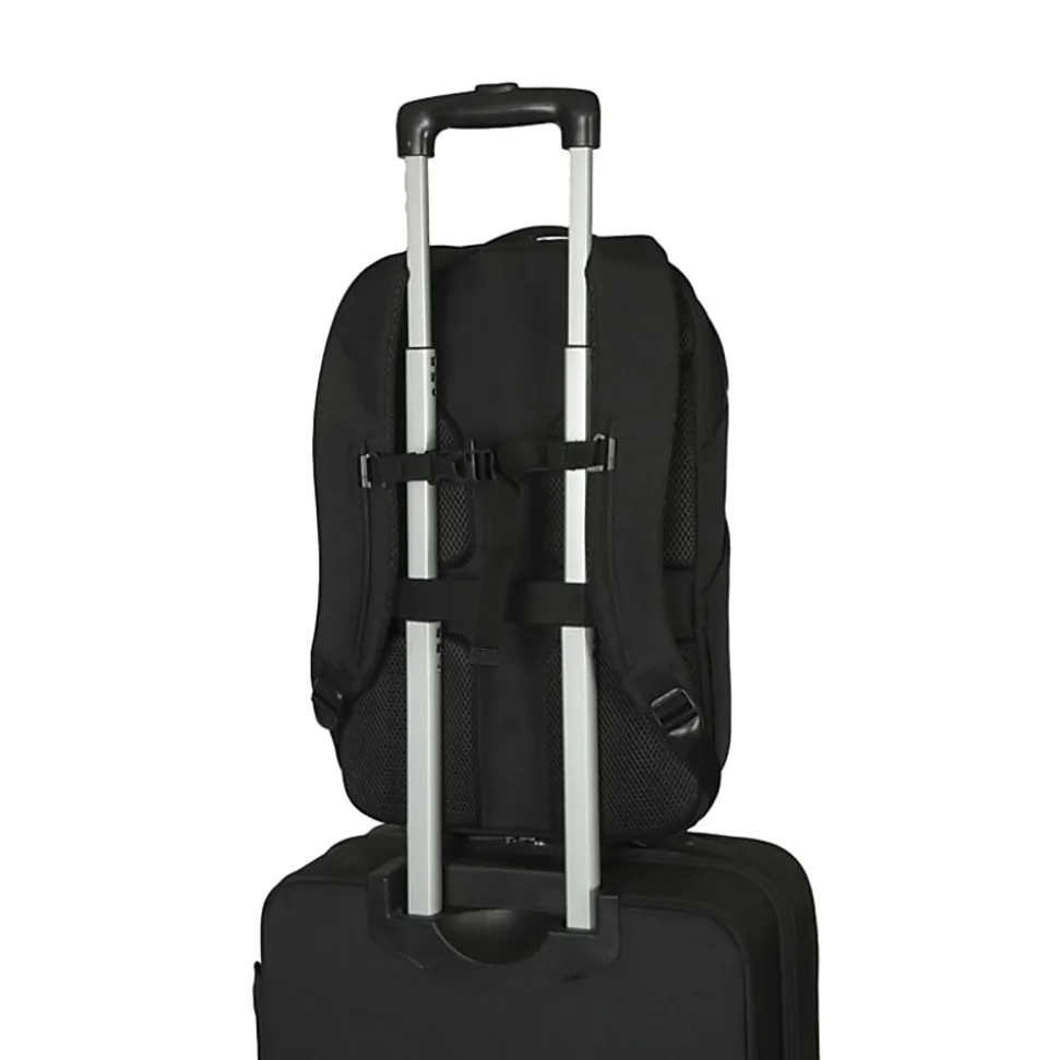 Targus Coastline EcoSmart Backpack With 16" Laptop Pocket, Black