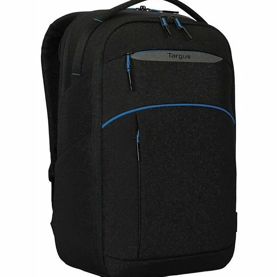 Targus Coastline EcoSmart Backpack With 16" Laptop Pocket, Black