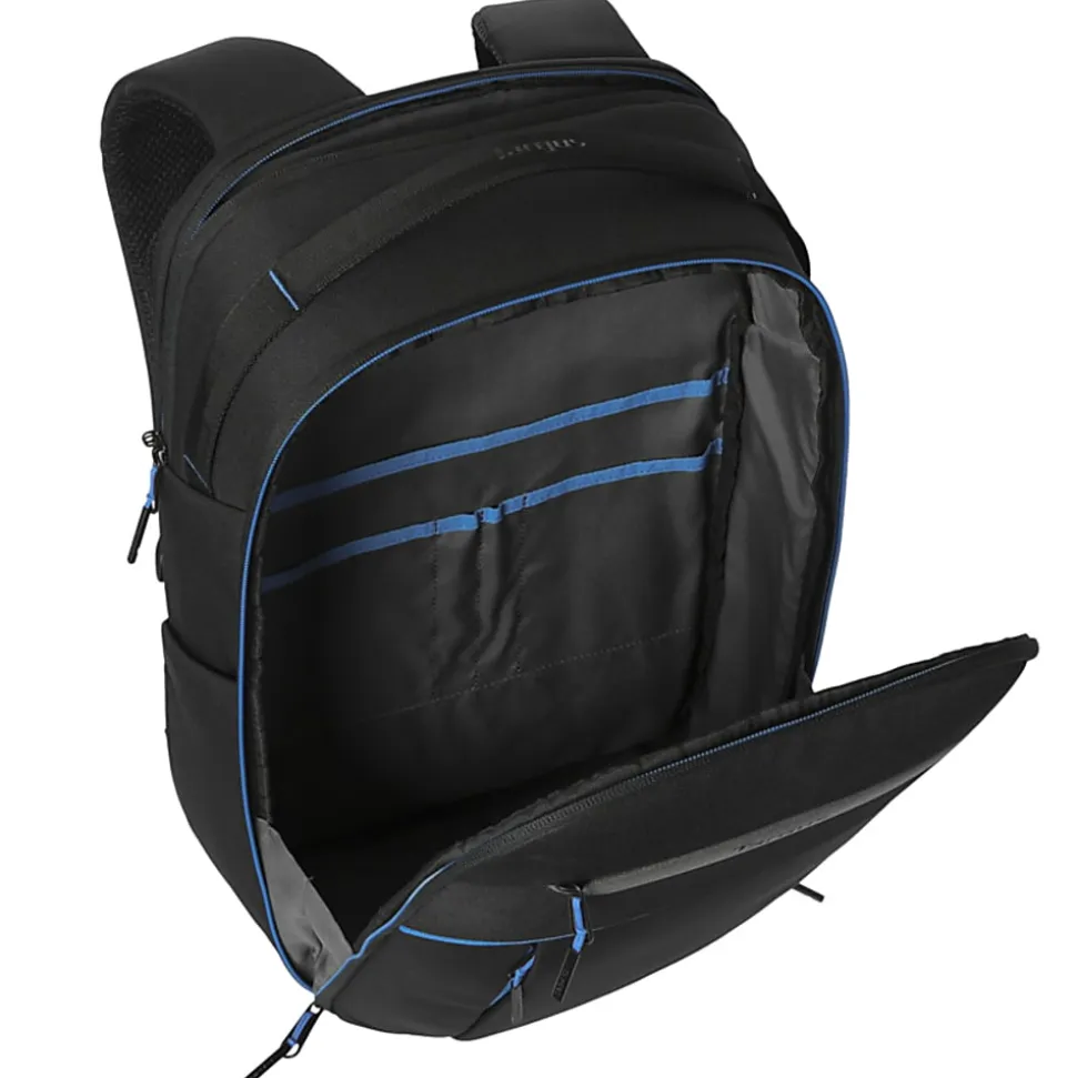 Targus Coastline EcoSmart Backpack With 16" Laptop Pocket, Black