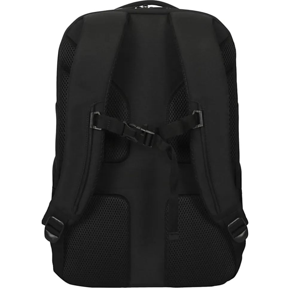 Targus Coastline EcoSmart Backpack With 16" Laptop Pocket, Black