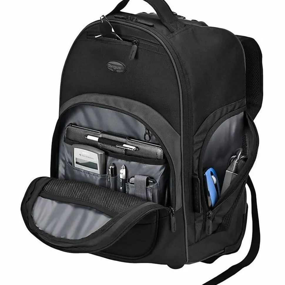 Targus Compact TSB750US Carrying Case Backpack For 17" Laptops, Black