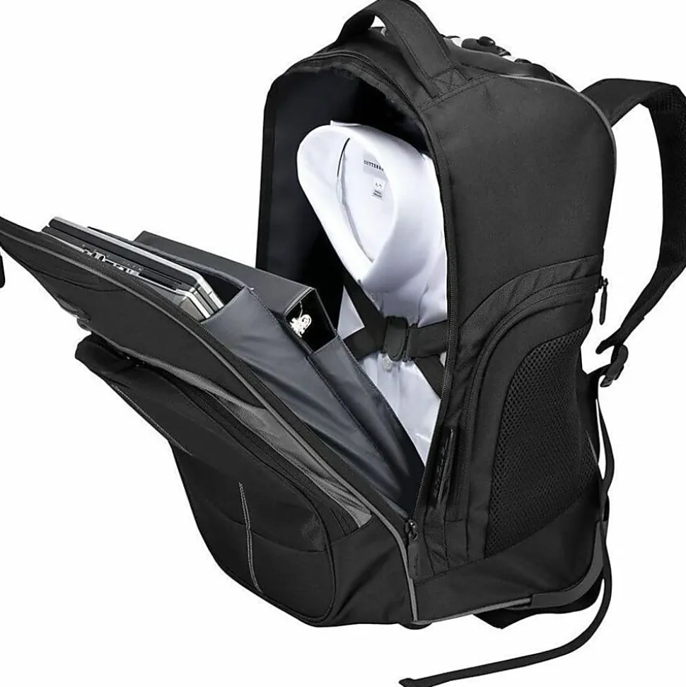 Targus Compact TSB750US Carrying Case Backpack For 17" Laptops, Black