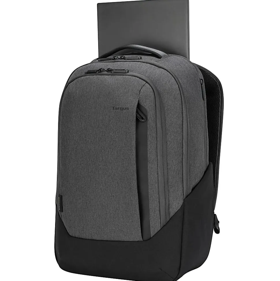 Targus® Cypress Hero EcoSmart® Backpack With 15.6" Laptop Pocket, Light Gray