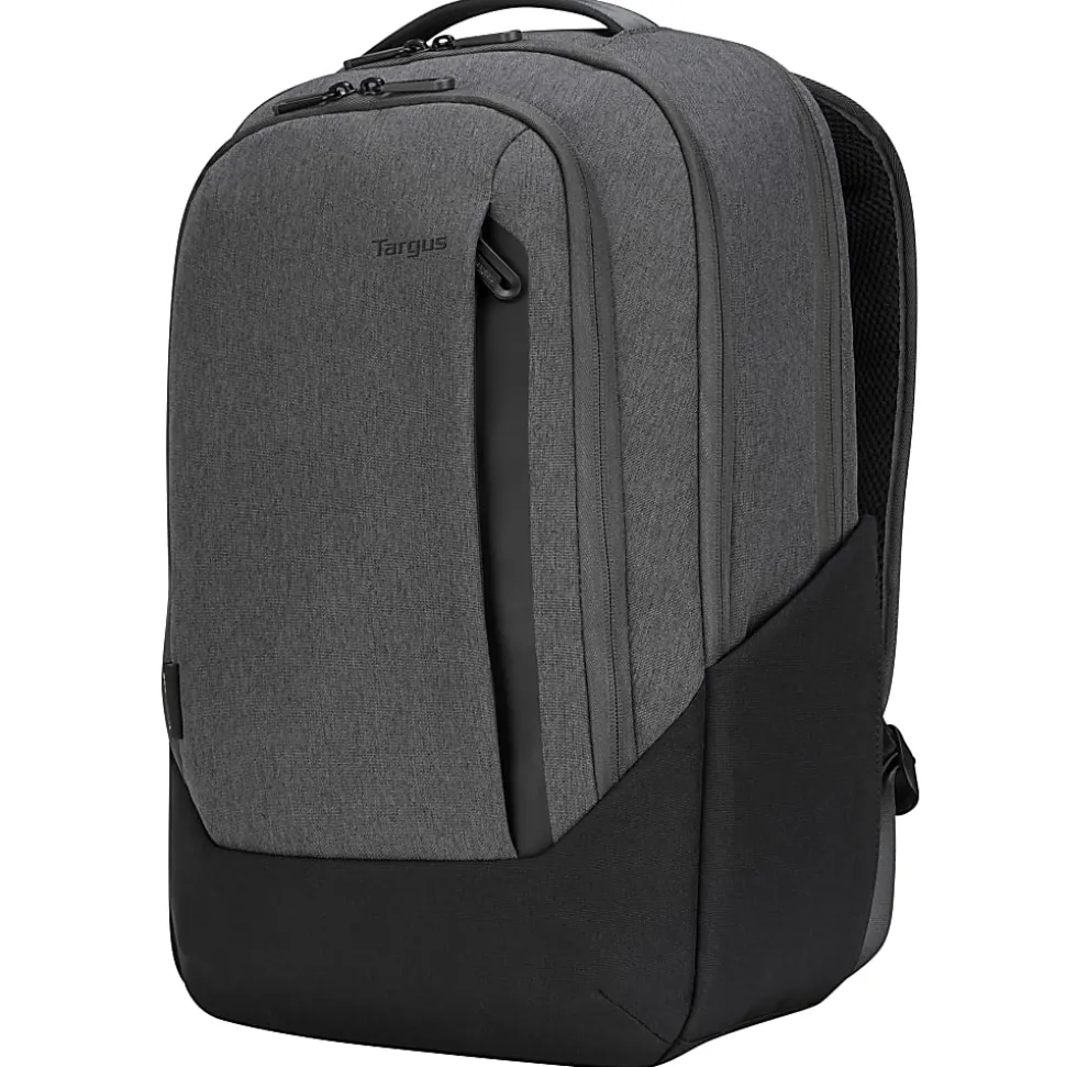 Targus® Cypress Hero EcoSmart® Backpack With 15.6" Laptop Pocket, Light Gray