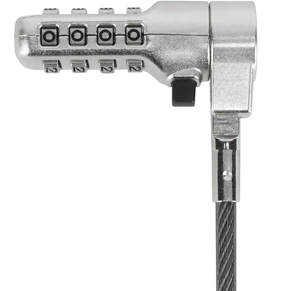 Targus® Defcon® 3-In-1 Universal Combo Lock, 6.5', Black, ASP86RGL