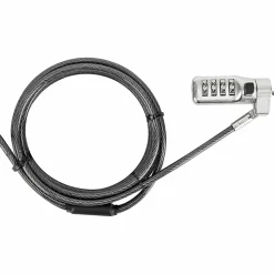 Targus® Defcon® 3-In-1 Universal Combo Lock, 6.5', Black, ASP86RGL