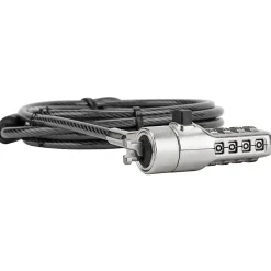 Targus® Defcon® 3-In-1 Universal Combo Lock, 6.5', Black, ASP86RGL