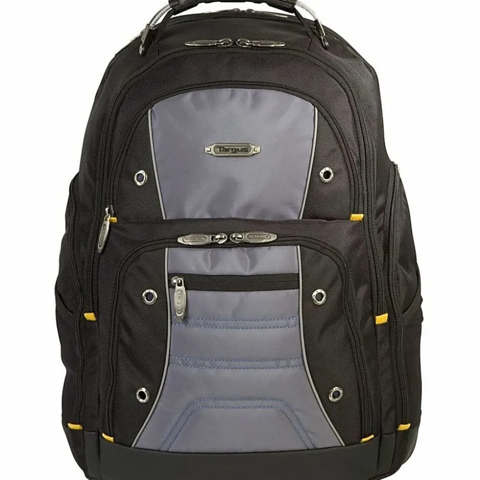 Targus Drifter II TSB239US Rugged Backpack For Up To 17" Laptops, Black/Gray