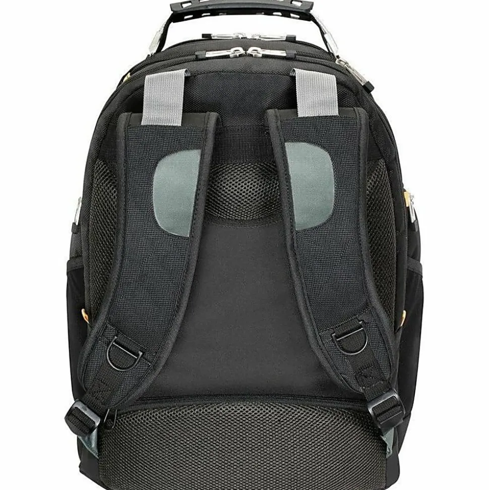 Targus Drifter II TSB239US Rugged Backpack For Up To 17" Laptops, Black/Gray
