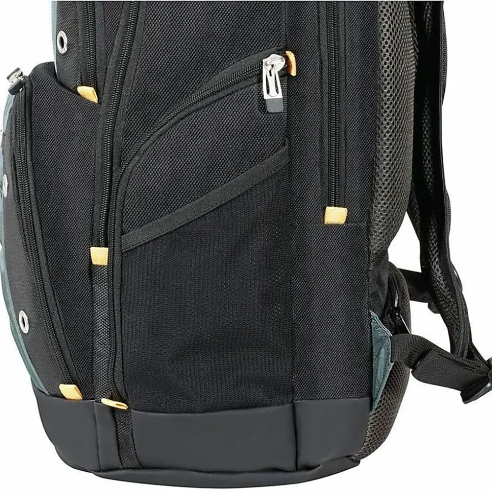 Targus Drifter II TSB239US Rugged Backpack For Up To 17" Laptops, Black/Gray