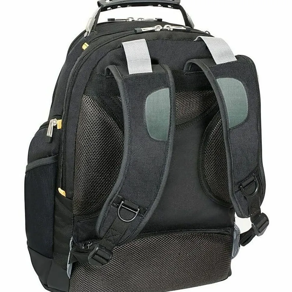 Targus Drifter II TSB239US Rugged Backpack For Up To 17" Laptops, Black/Gray