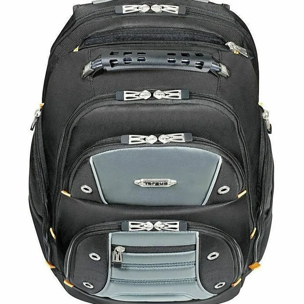 Targus Drifter II TSB239US Rugged Backpack For Up To 17" Laptops, Black/Gray