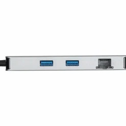 Targus® Dual HDMI™ 4K Docking Station, 5-14”H x 8-3/4”W x 1-13/16”D, Blue, DOCK423TT