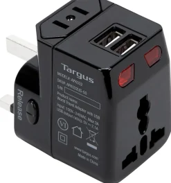 Targus® Dual USB Travel Power Adapter, APK032US