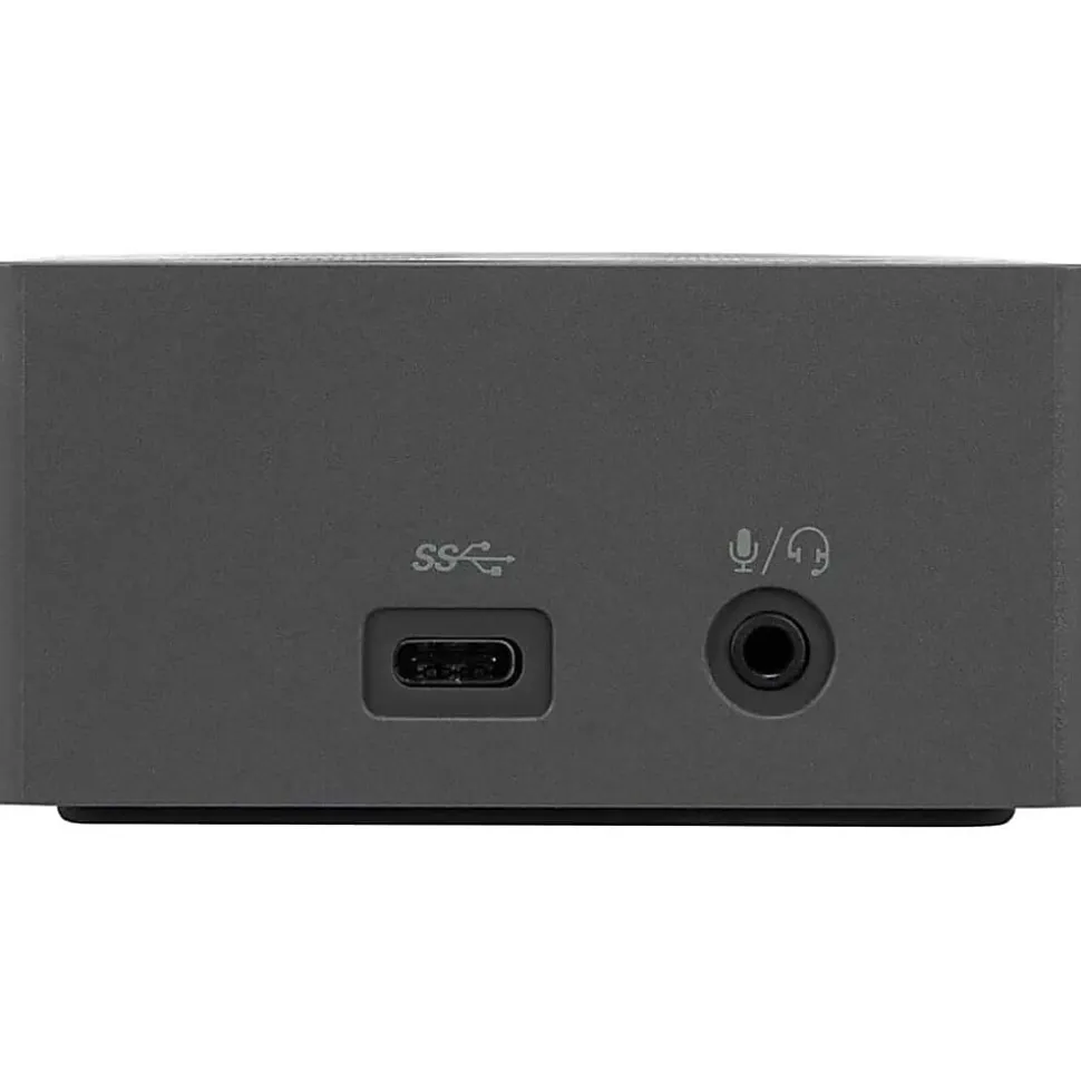 Targus® DV4K Docking Station With 100W Power, 1.6"H x 3.3"W x 6.8"D, Black, DOCK190USZ