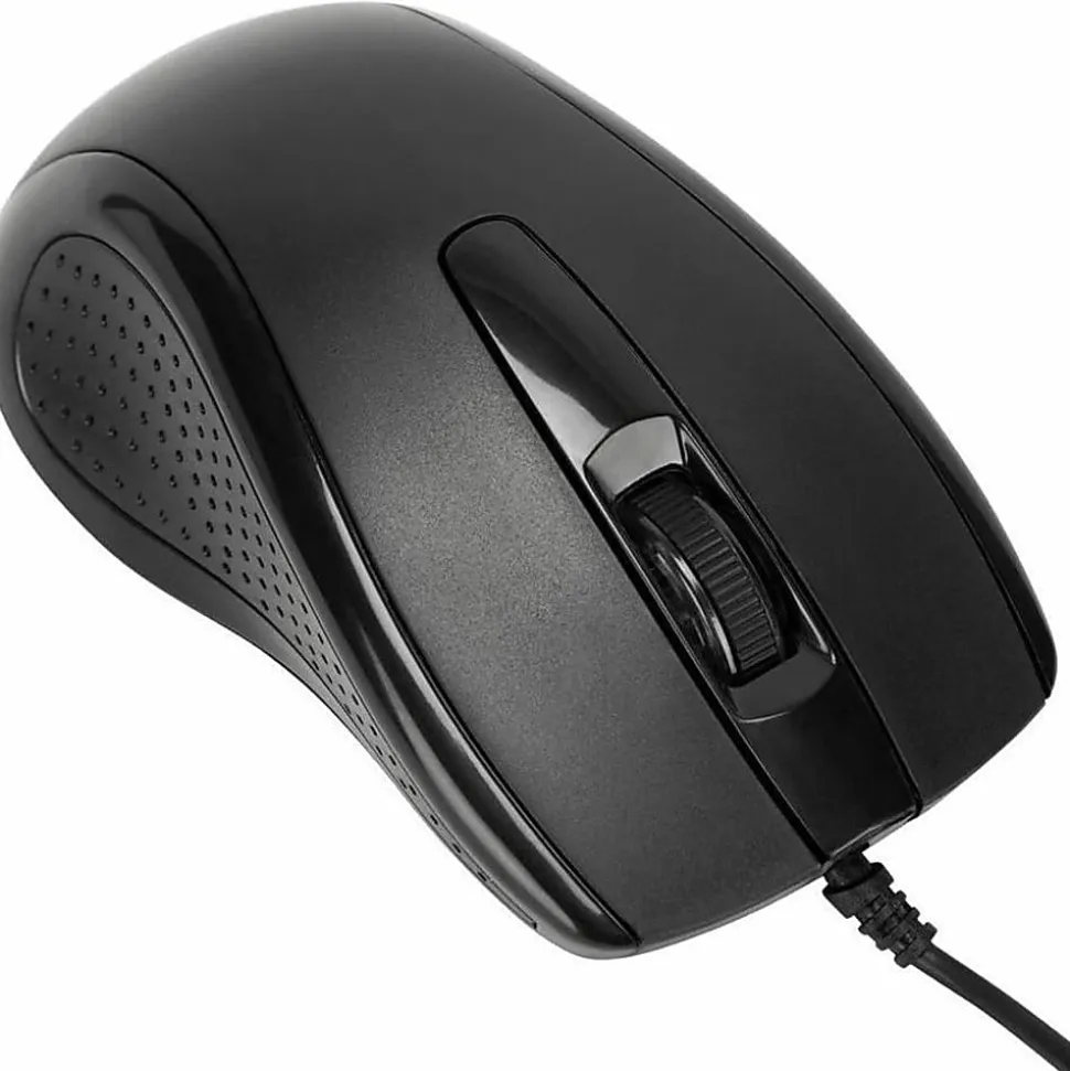 Targus Full-Size Optical Mouse, Matte Black, AMU81USZ