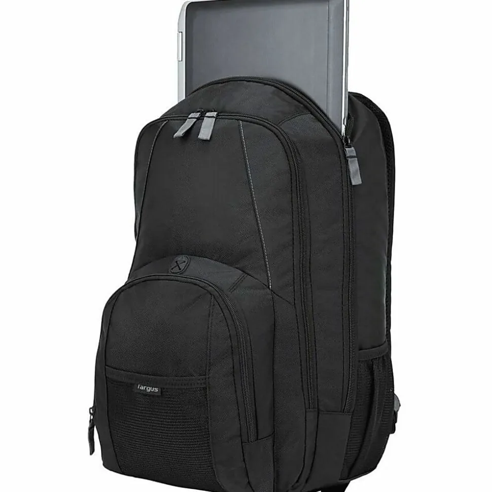 Targus Groove Laptop Backpack With 17" Laptop Pocket, Black