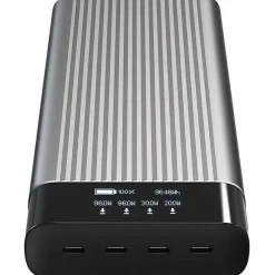 Targus HyperJuice Power Bank For Mobile Phones And Laptops, Silver, HJ245B