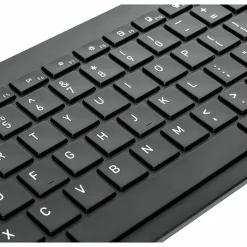 Targus Midsize Bluetooth Keyboard And Midsize Comfort Antimicrobial Mouse Bundle, Black, AKM619AMUS