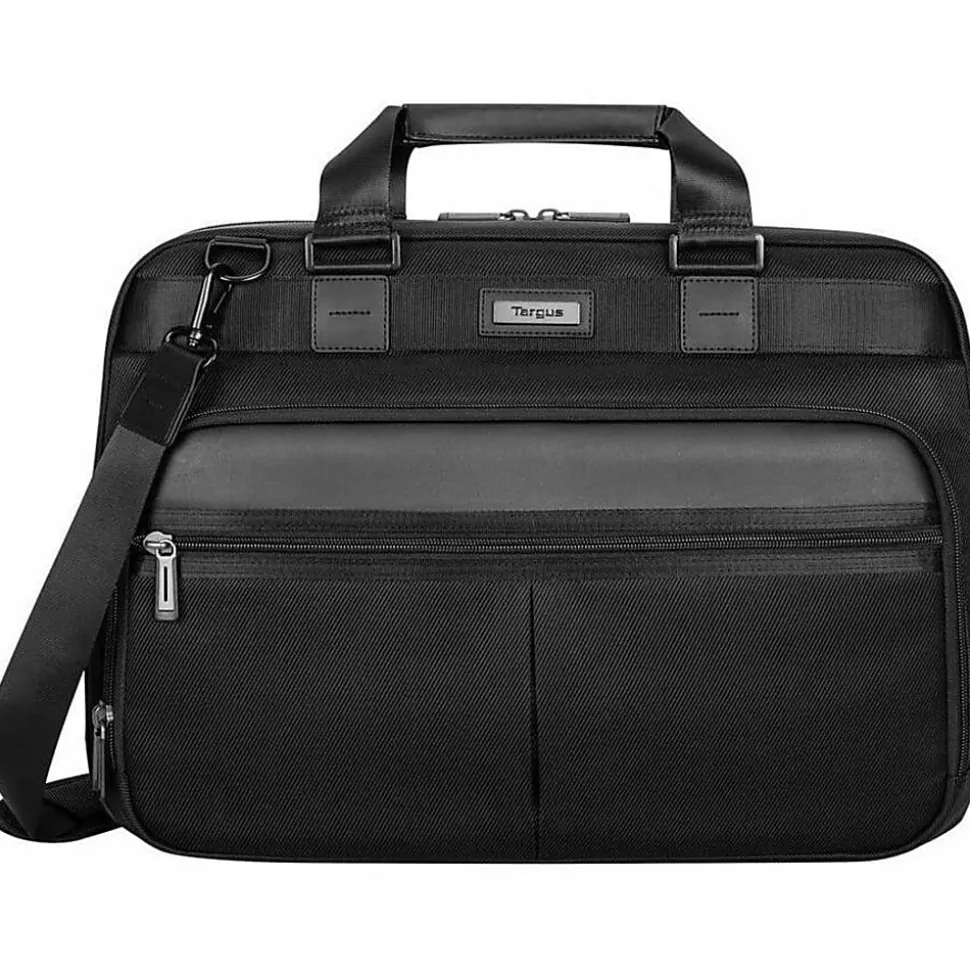 Targus® Mobile Elite TBT045US 15.4" Briefcase Laptop Bag, Black