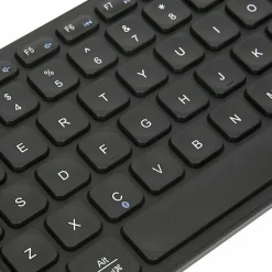 Targus Multi-Device Bluetooth Antimicrobial Keyboard, Full Size, Black, AKB862US