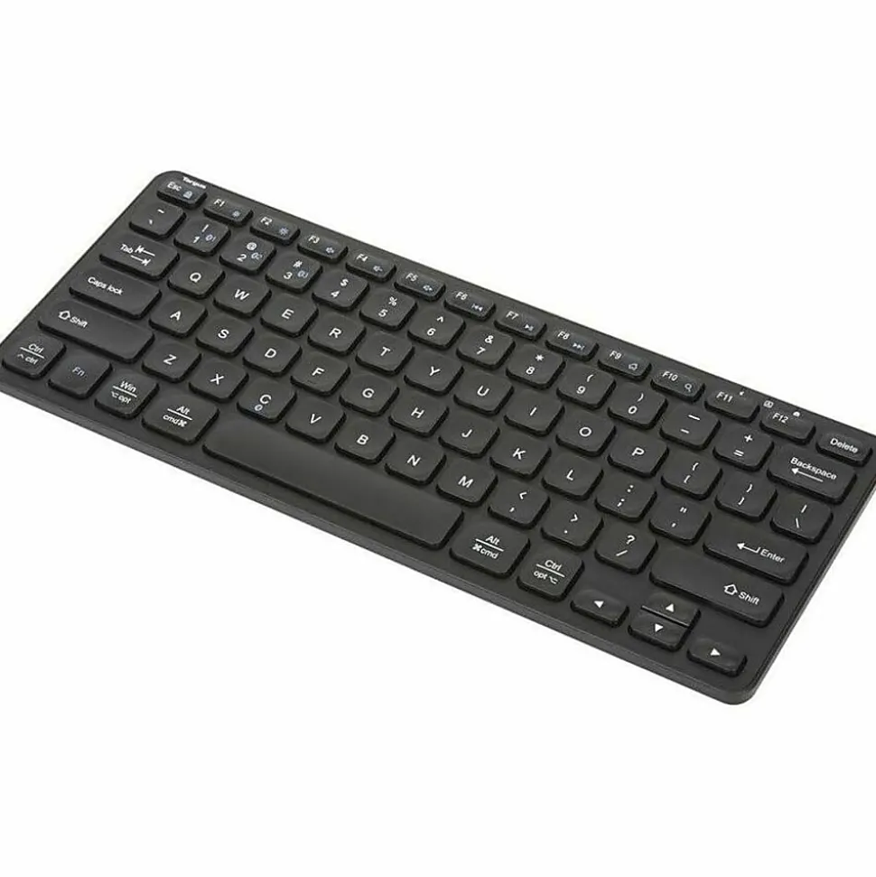 Targus Multi-Device Bluetooth Antimicrobial Keyboard, Full Size, Black, AKB862US
