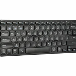 Targus® Multi-Device Wireless Bluetooth 5.1 Keyboard And Mouse Bundle, Compact, Black, AKM620AMUS