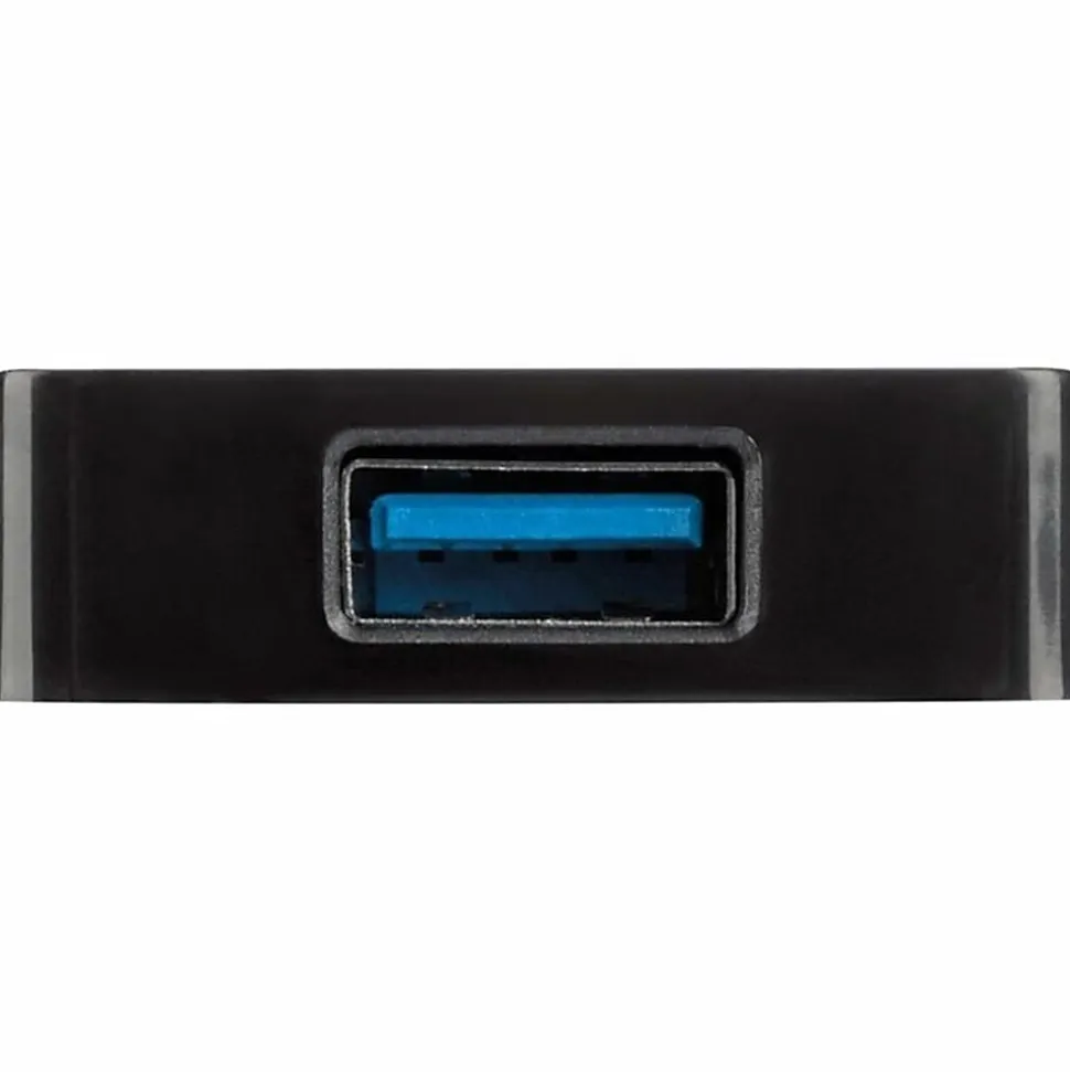 Targus® 4-Port USB 3.0 SuperSpeed™ Hub, 2.75"H x 0.5"W x 0.5"D