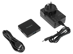 Targus® 4-Port USB 3.0 SuperSpeed™ Hub, 1.3"H x 3.3"W x 0.5"D