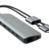 Targus® Sanho HyperDrive VIPER 10-in-2 USB-C Hub, 6/10"H x 1-9/10"W x 5-7/10"D, Gray, HD392-GRAY