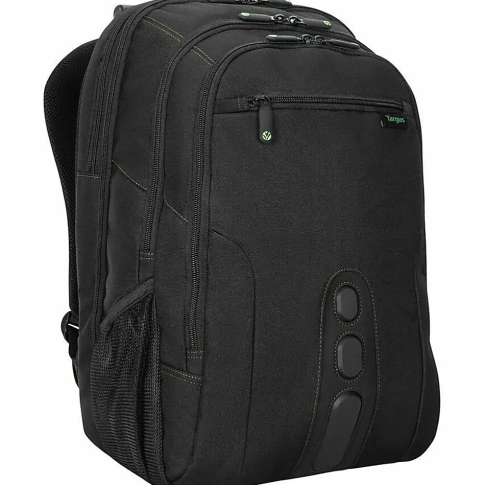 Targus® Spruce™ EcoSmart® Backpack With 17" Laptop Pocket, 41.6% Recycled, Black