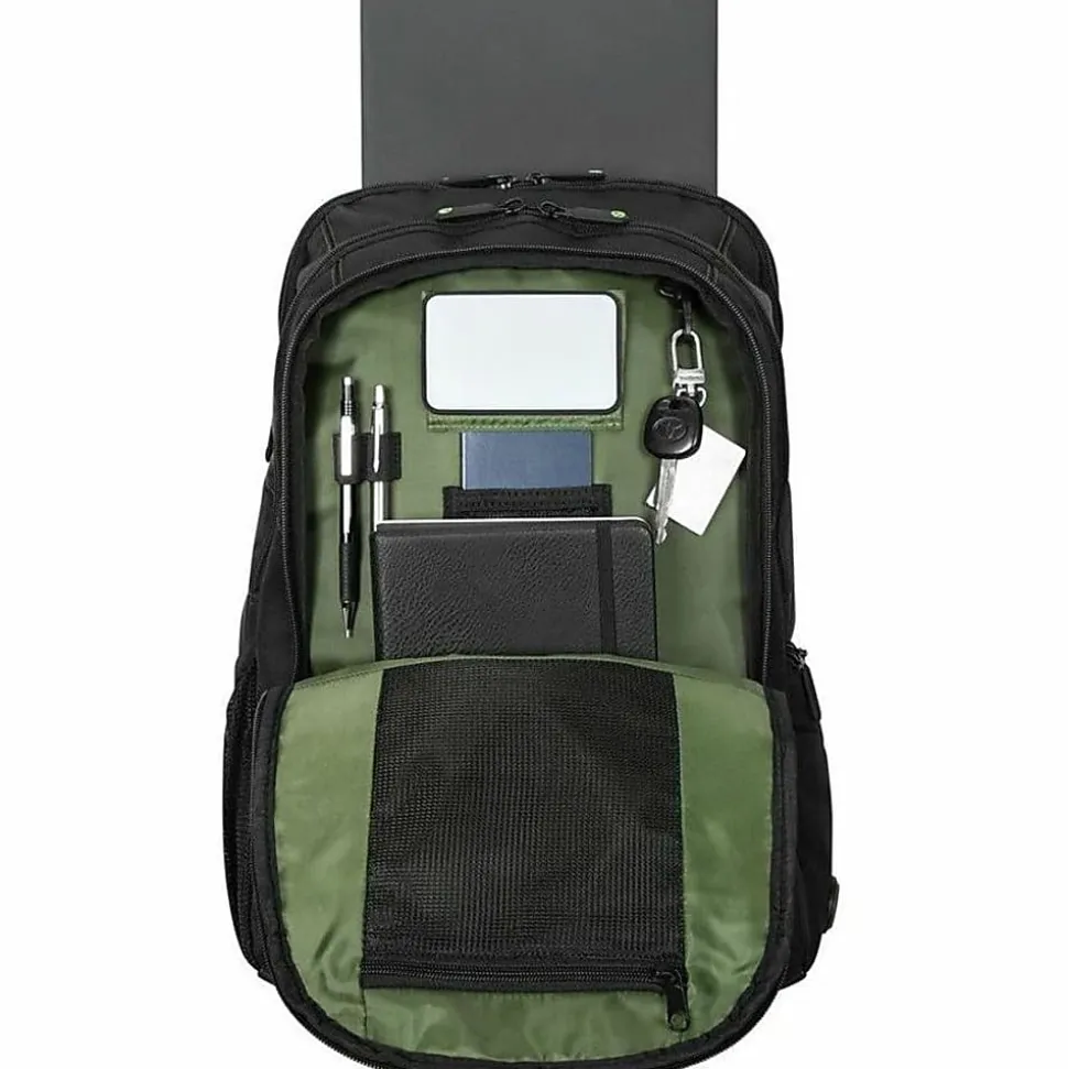 Targus® Spruce™ EcoSmart® Backpack With 17" Laptop Pocket, 41.6% Recycled, Black