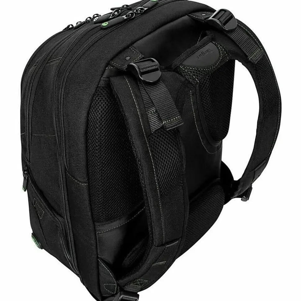 Targus Spruce EcoSmart Notebook Backpack - Bump Resistant, Drop Resistant, Scratch Resistant - Polyester Body - TBB013US