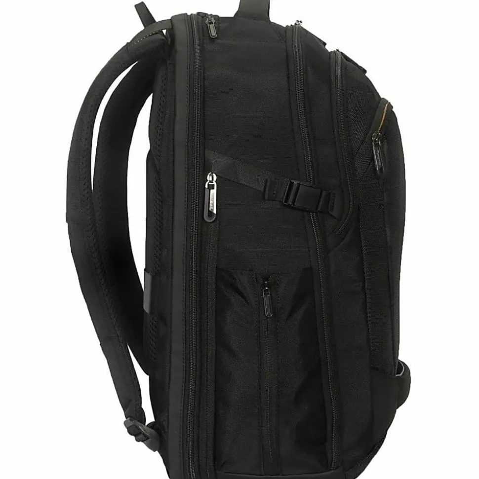 Targus Voyager EXP Travel Backpack With 17" Laptop Pocket, Black
