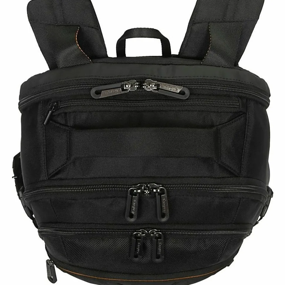 Targus Voyager EXP Travel Backpack With 17" Laptop Pocket, Black