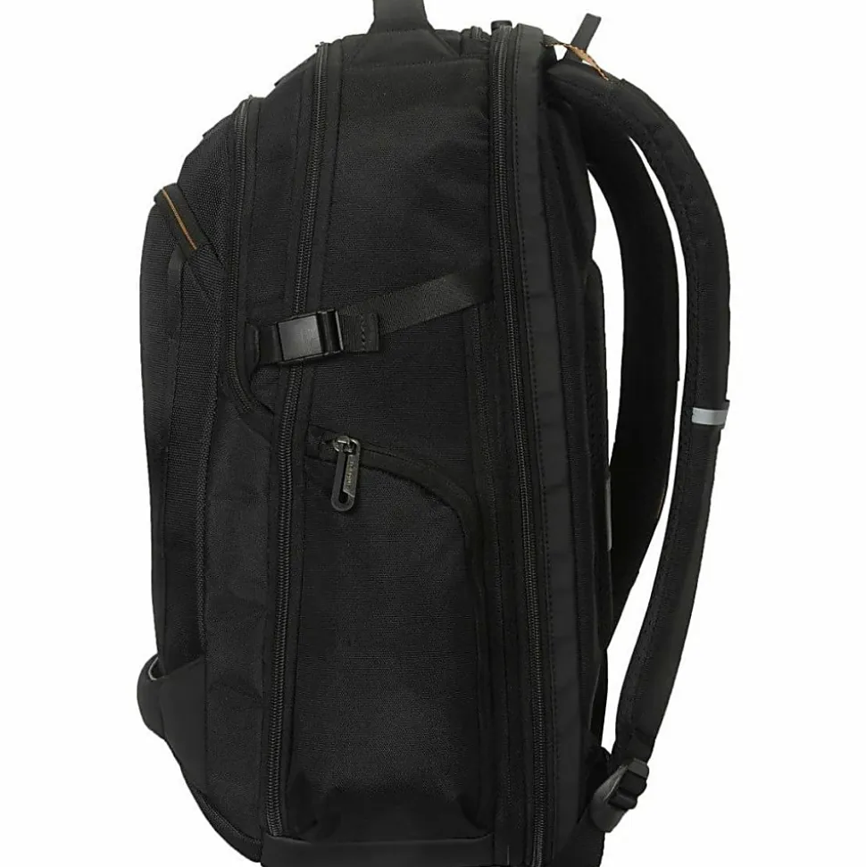 Targus Voyager EXP Travel Backpack With 17" Laptop Pocket, Black