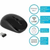 Targus Wireless Optical Mouse, Full Size, Black/Gray, AMW50US