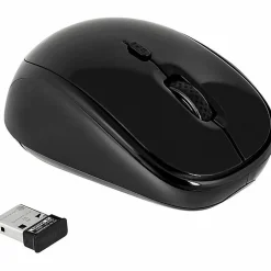 Targus Wireless Optical Mouse, Full Size, Black/Gray, AMW50US